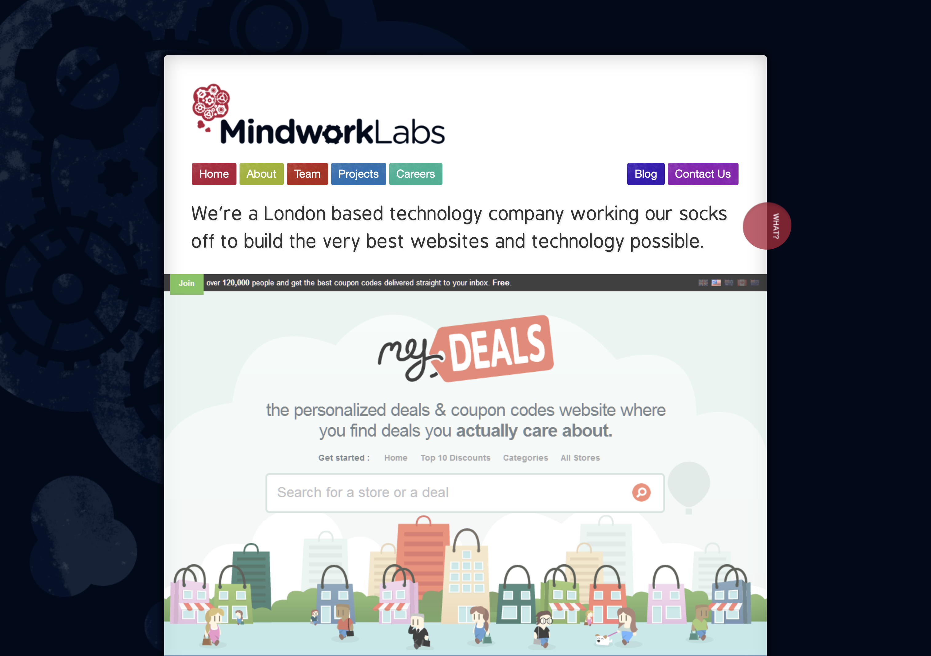 Mindwork Labs homepage