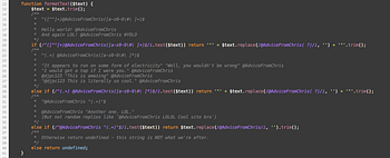 Introducing some crazy Regular Expressions