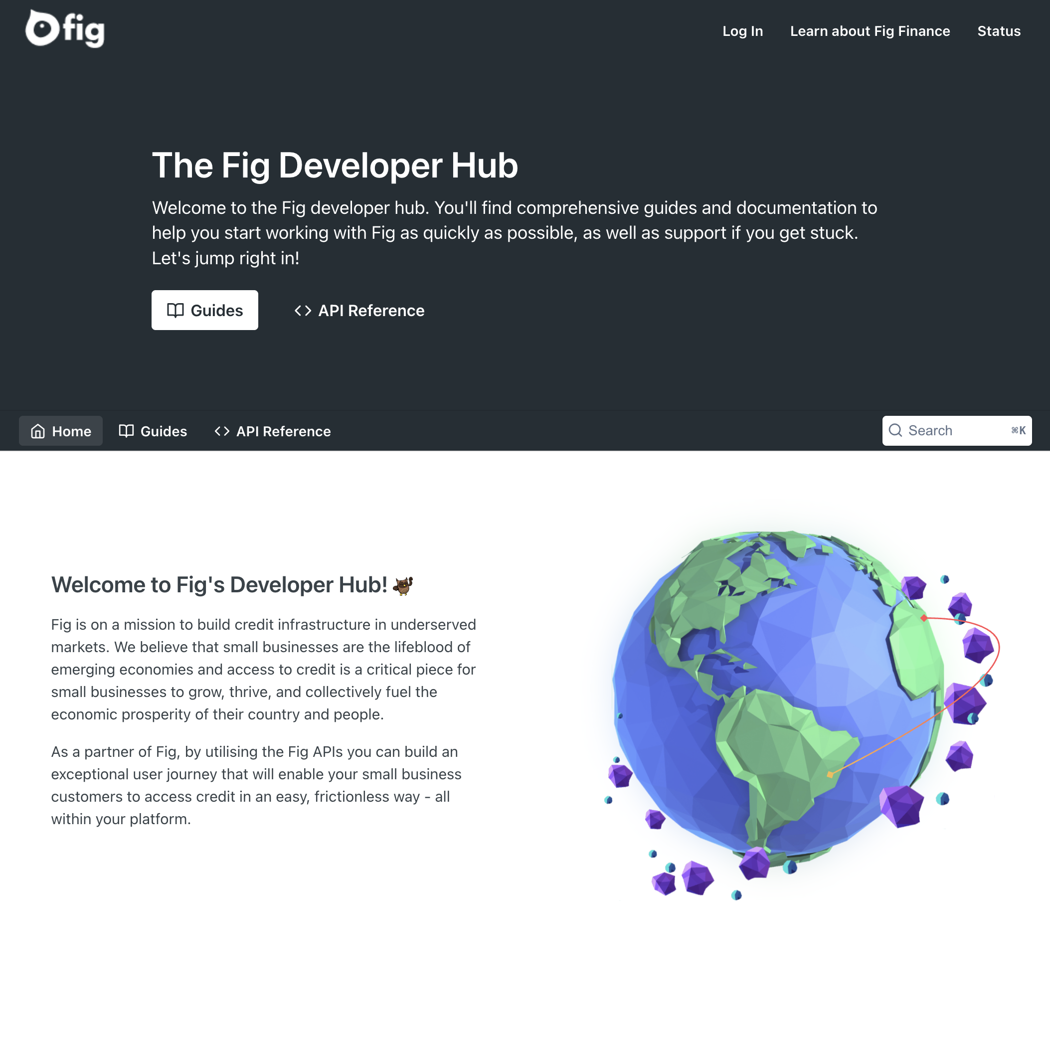 FigFinance developer portal (2023)